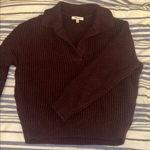 Women's madewell maroon  Sweater